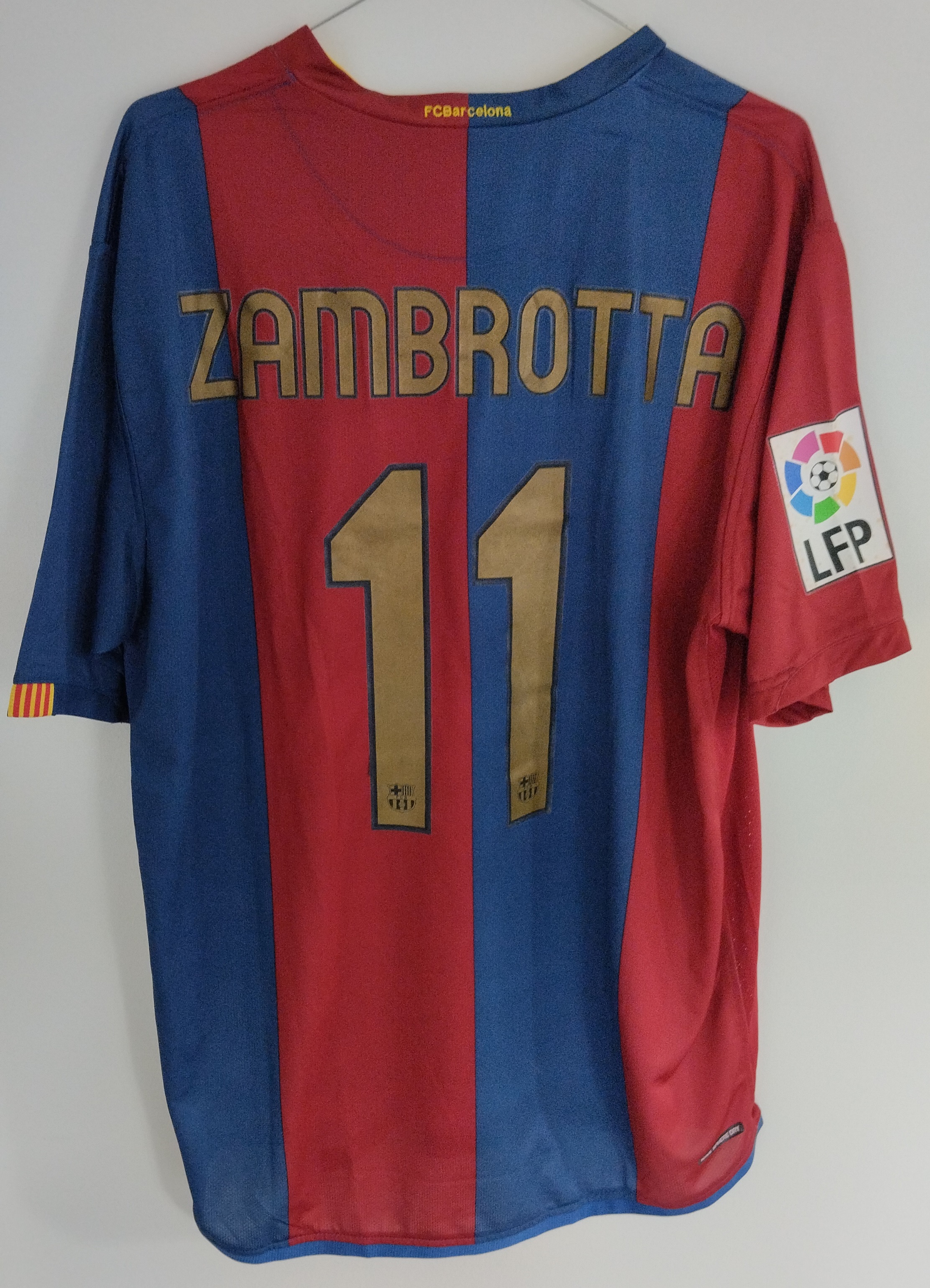 Maglia Barcellona Zambrotta 2006-2007 retro